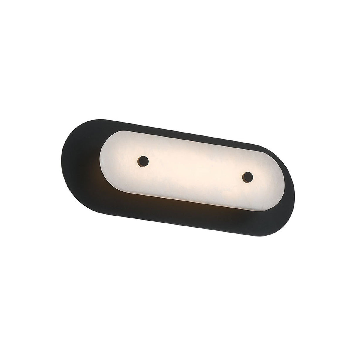 Vance LED Outdoor Wall Light 16", Black and Alabaster