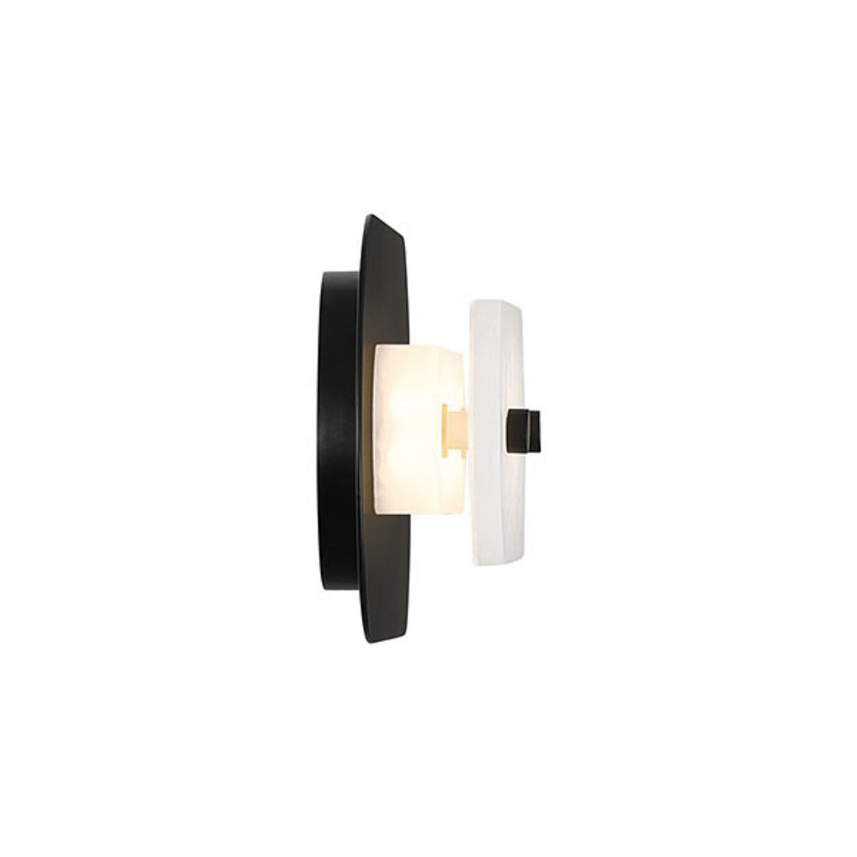 Vance LED Outdoor Wall Light 16", Black and Alabaster
