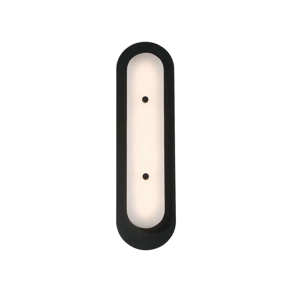 Vance LED Outdoor Wall Light 22", Black and Alabaster