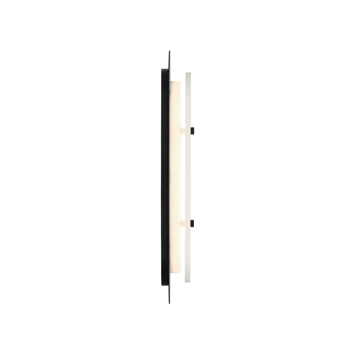 Vance LED Outdoor Wall Light 22", Black and Alabaster