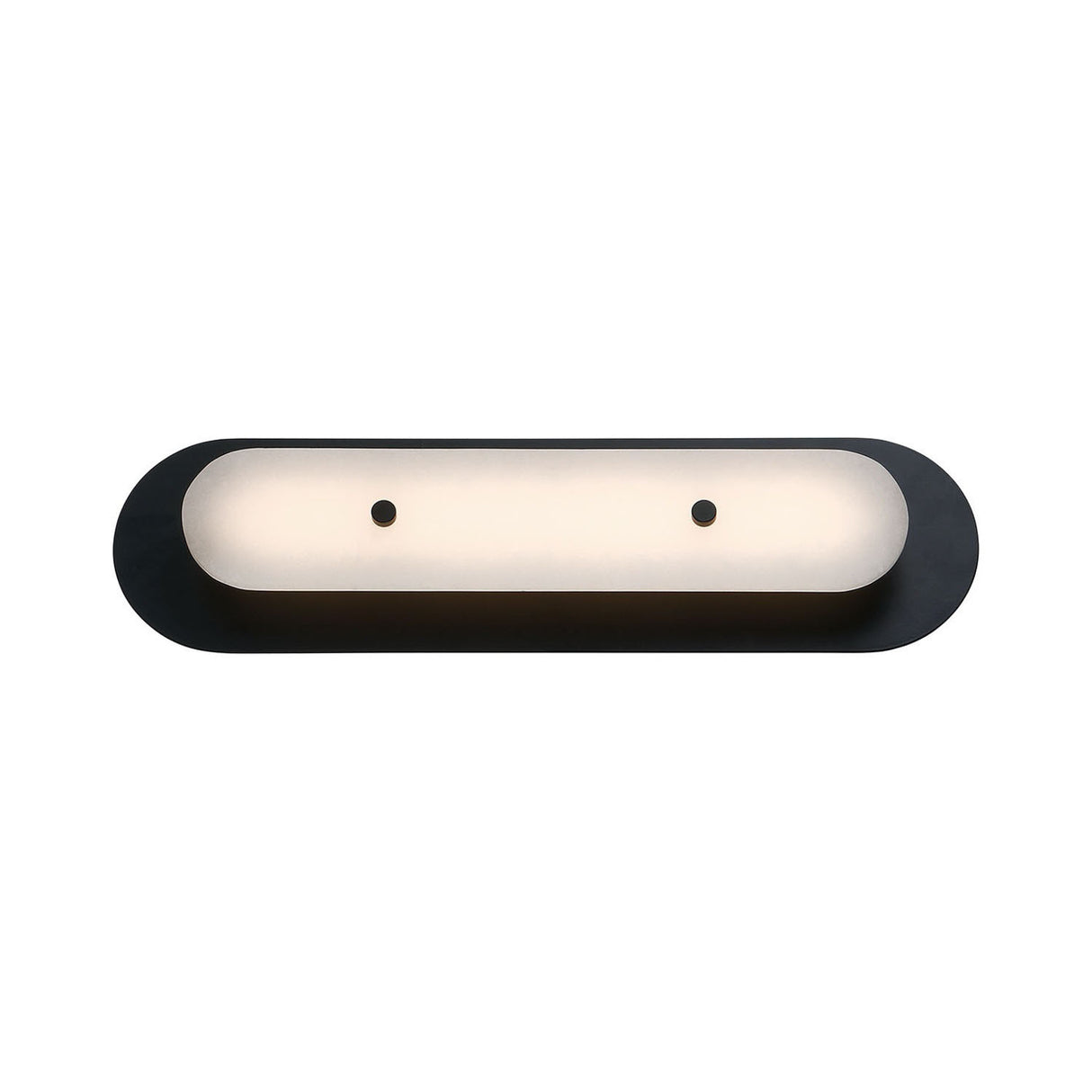 Vance LED Outdoor Wall Light 22", Black and Alabaster