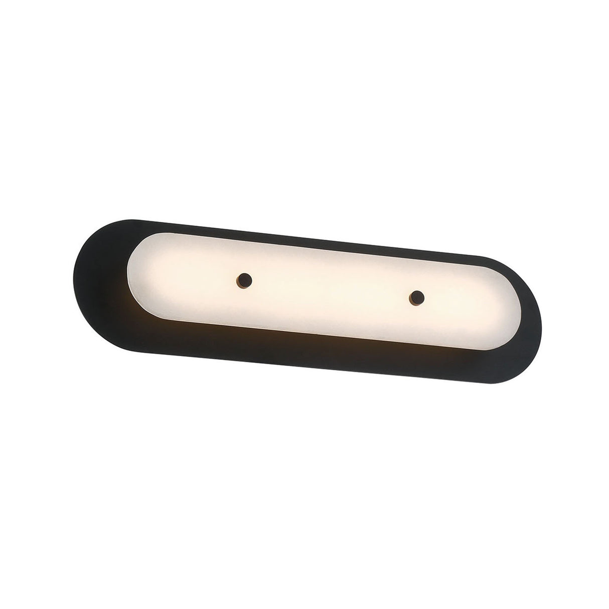 Vance LED Outdoor Wall Light 22", Black and Alabaster