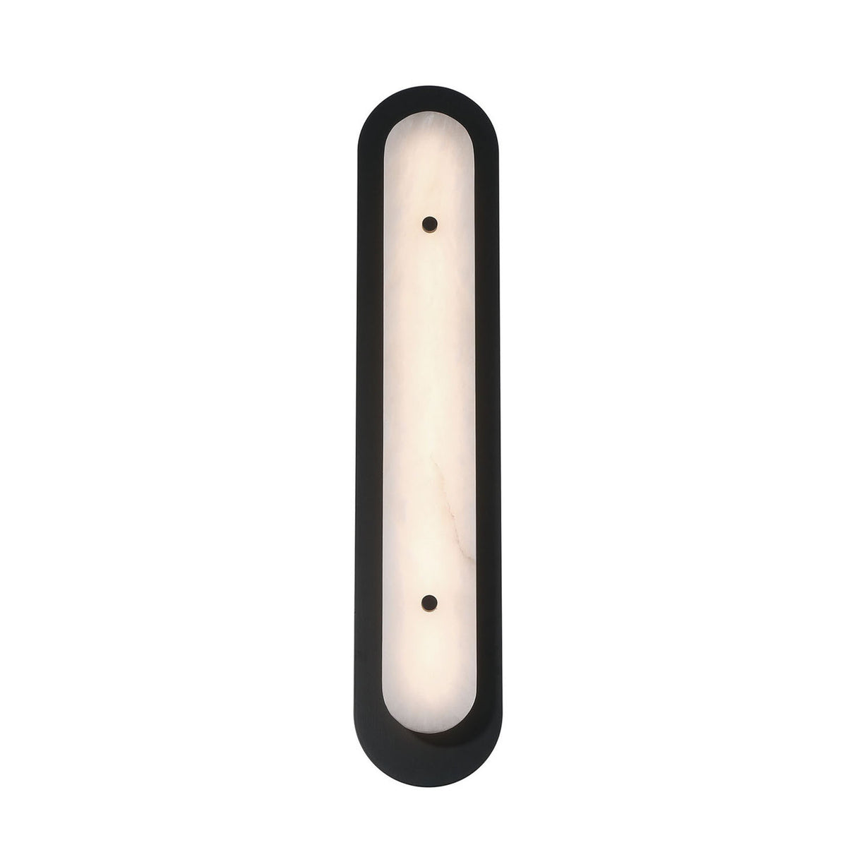 Vance LED Outdoor Wall Light 30", Black and Alabaster