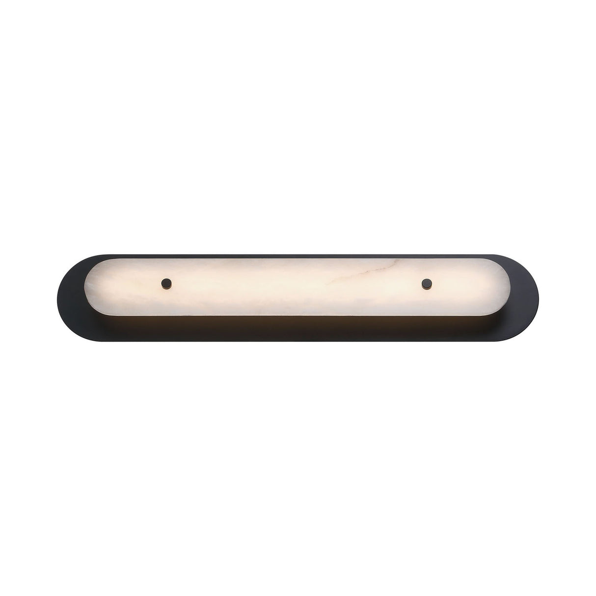 Vance LED Outdoor Wall Light 30", Black and Alabaster