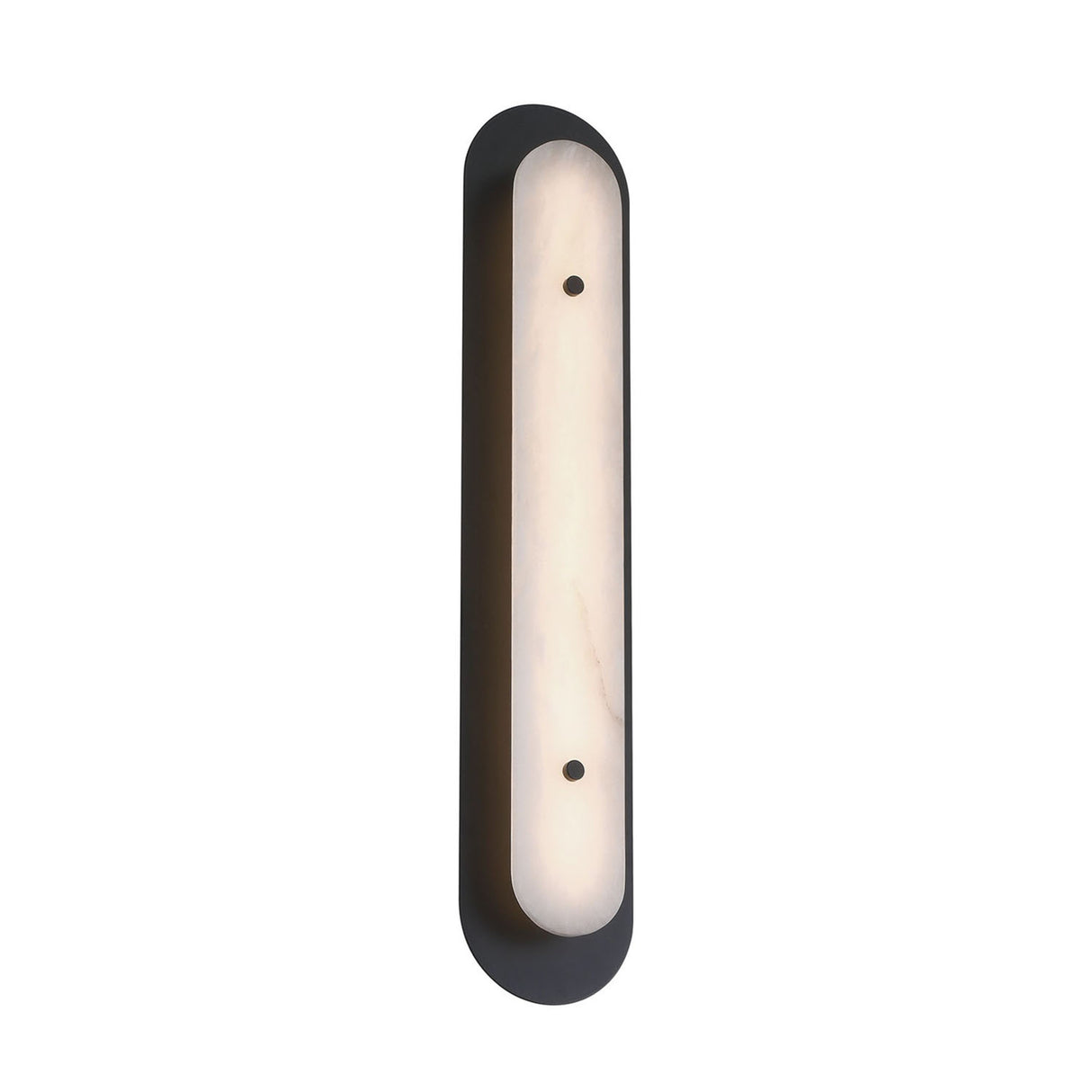 Vance LED Outdoor Wall Light 30", Black and Alabaster