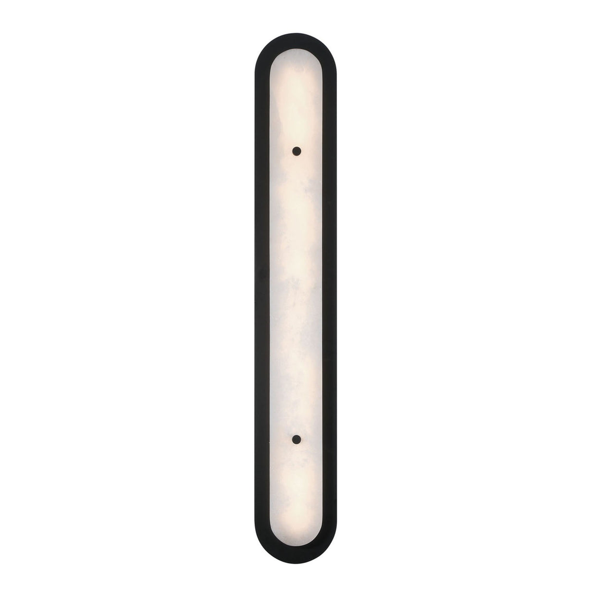 Vance LED Outdoor Wall Light 38", Black and Alabaster