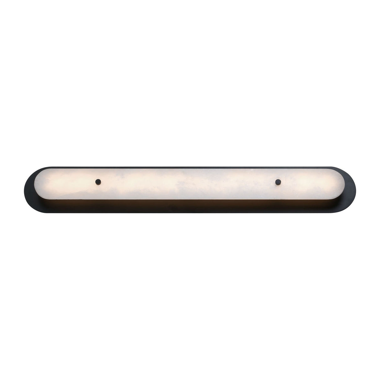 Vance LED Outdoor Wall Light 38", Black and Alabaster