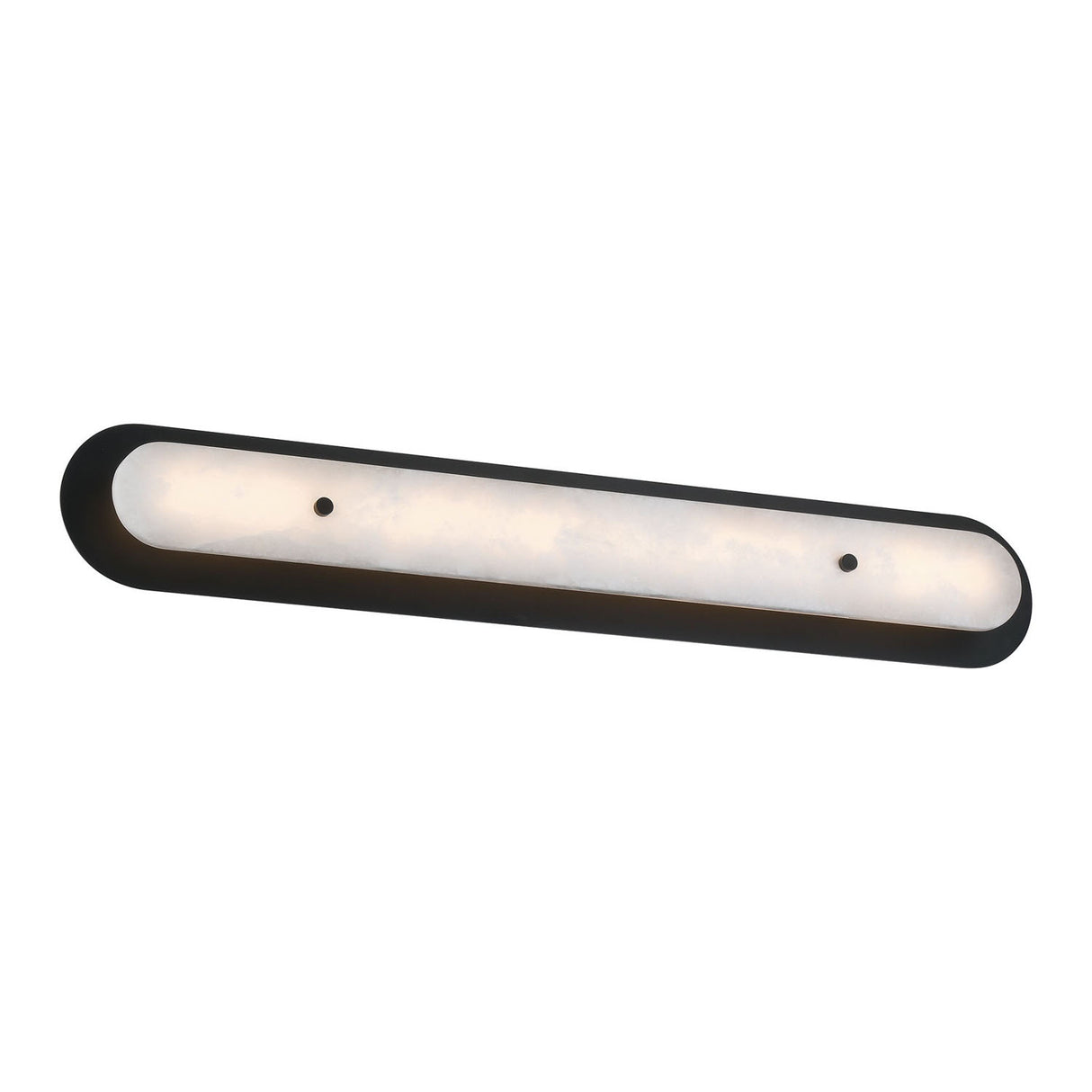 Vance LED Outdoor Wall Light 38", Black and Alabaster