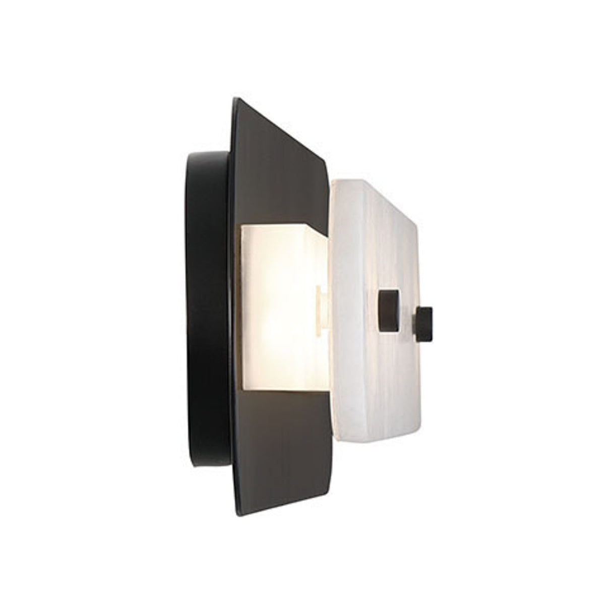 Vance LED Outdoor Wall Light 38", Black and Alabaster