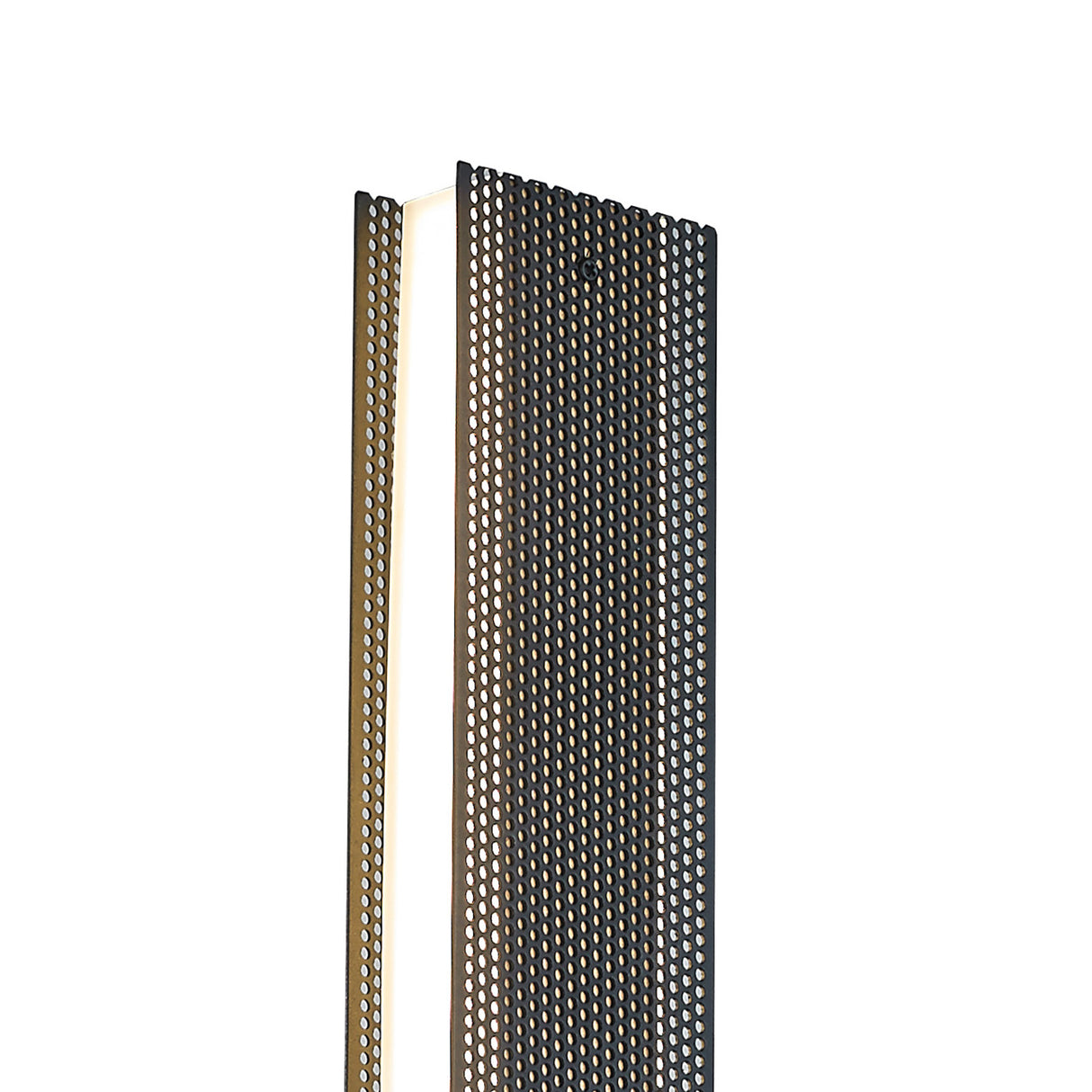Lune LED Wall Sconce 16", Brass and Black