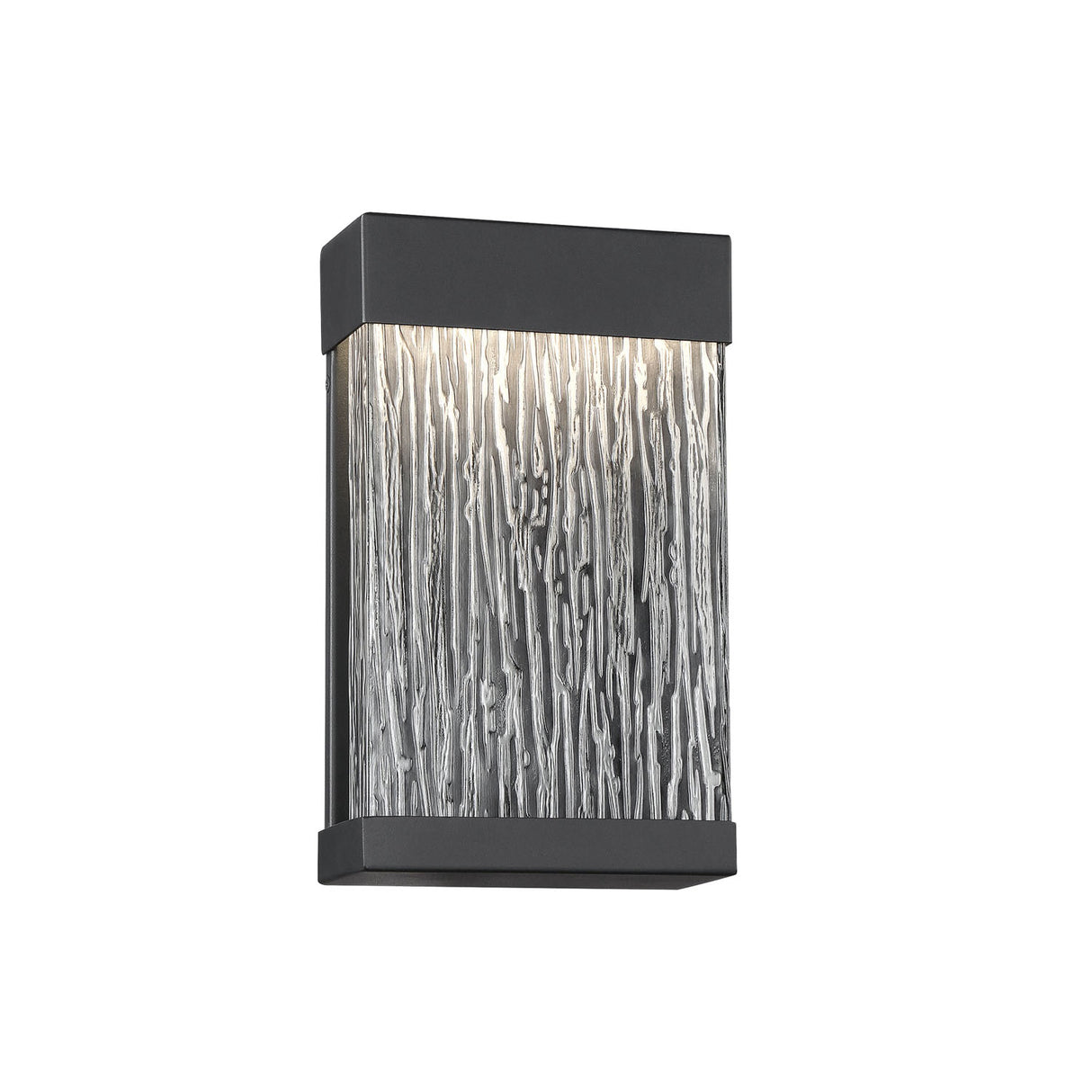 Palisade LED Outdoor Wall Light 12", Black