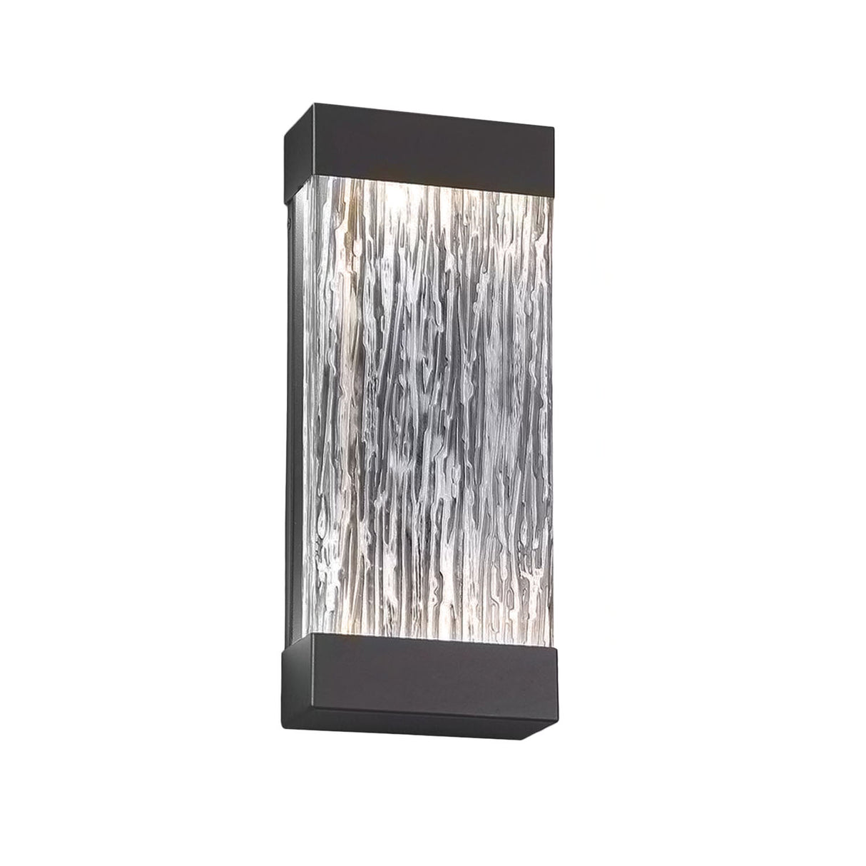 Palisade LED Outdoor Wall Light 17",  Black