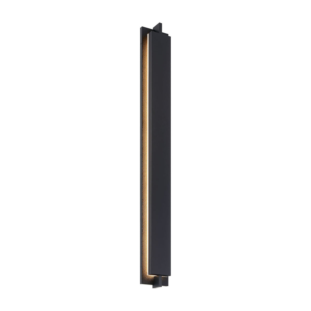 Rye LED Outdoor Wall Light 46", Textured Black