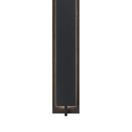 Rye LED Outdoor Wall Light 60", Textured Black
