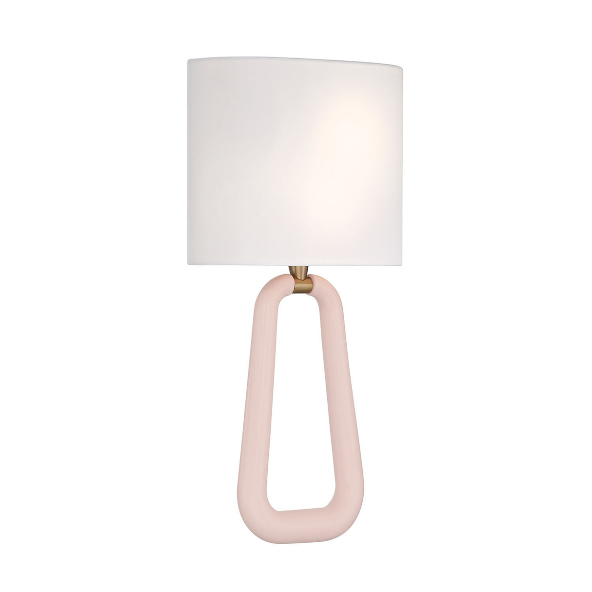 Boden Wall Sconce 20", Blush and Brass