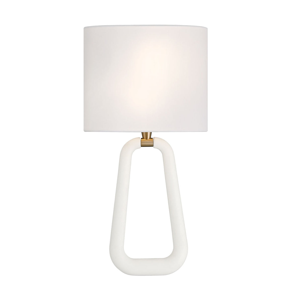 Boden Wall Sconce 20", Matte White and Brass