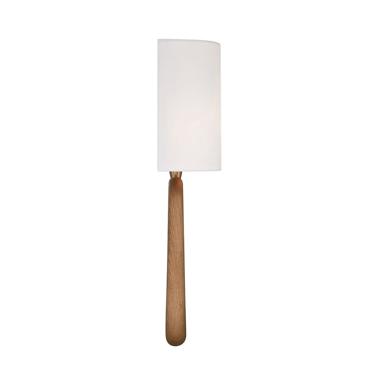 Boden Wall Sconce 20", Natural Wood and Brass