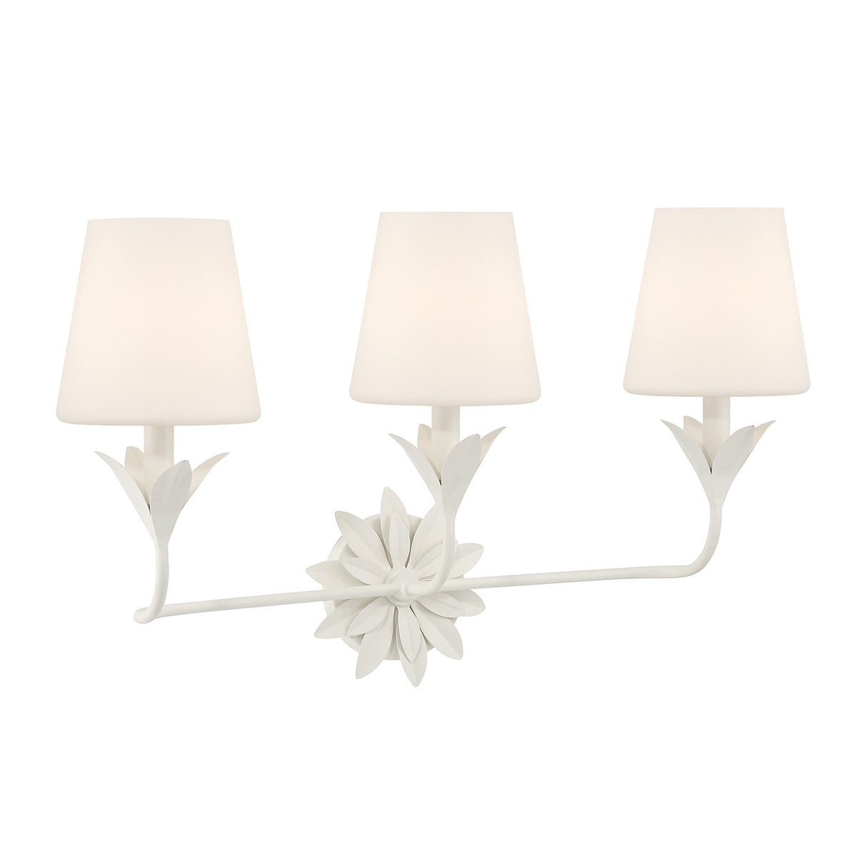 Ayla 3 Light Vanity, Matte White