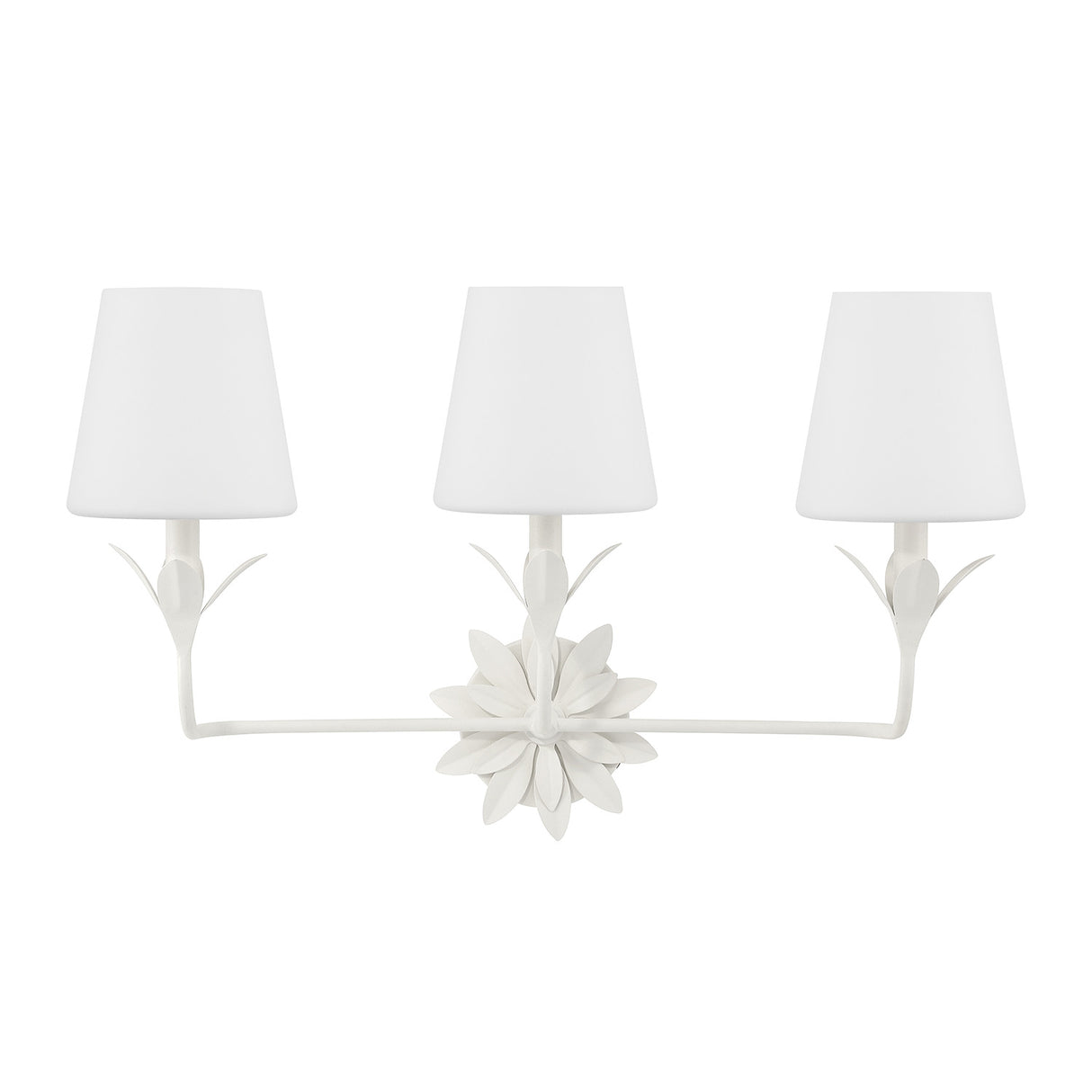 Ayla 3 Light Vanity, Matte White