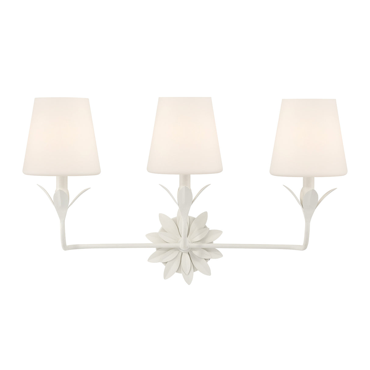 Ayla 3 Light Vanity, Matte White