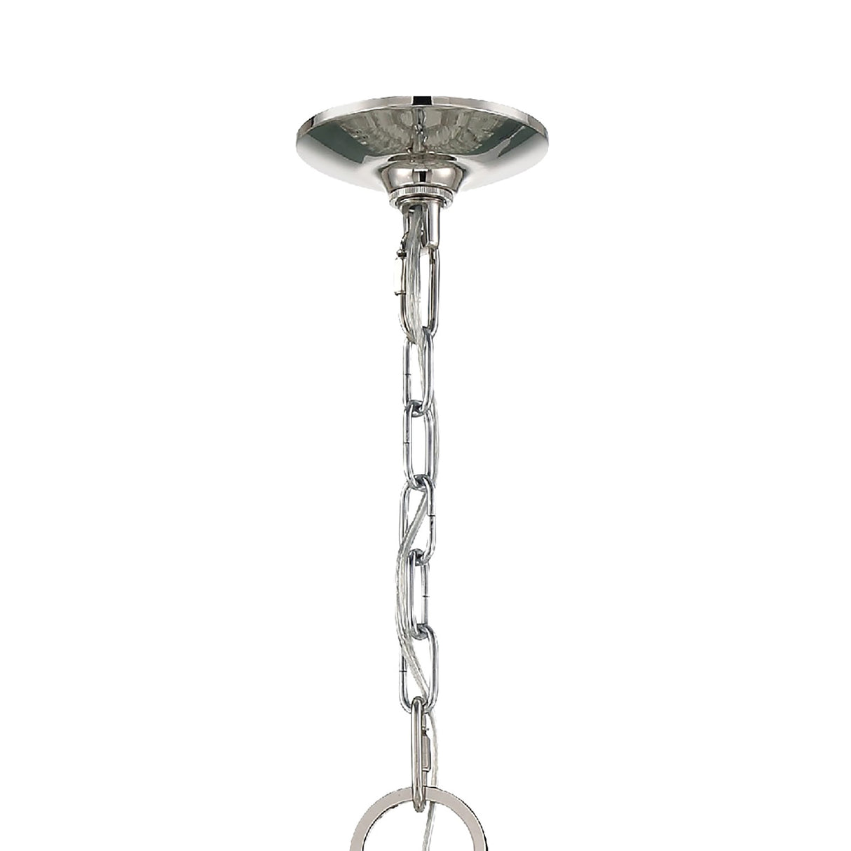 Maxwell 32 Light Chandelier 41", Crystal with Polished Nickel