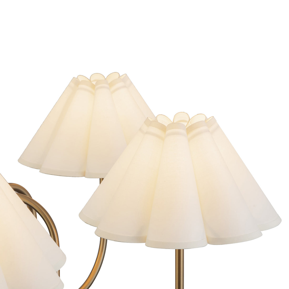Rory 5 Light Chandelier 31", Brushed Brass
