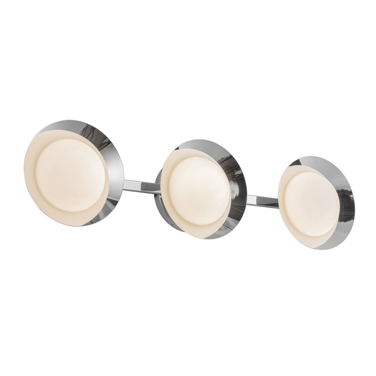 Elon 3 Light LED Vanity 24", Chrome and Opal Glass