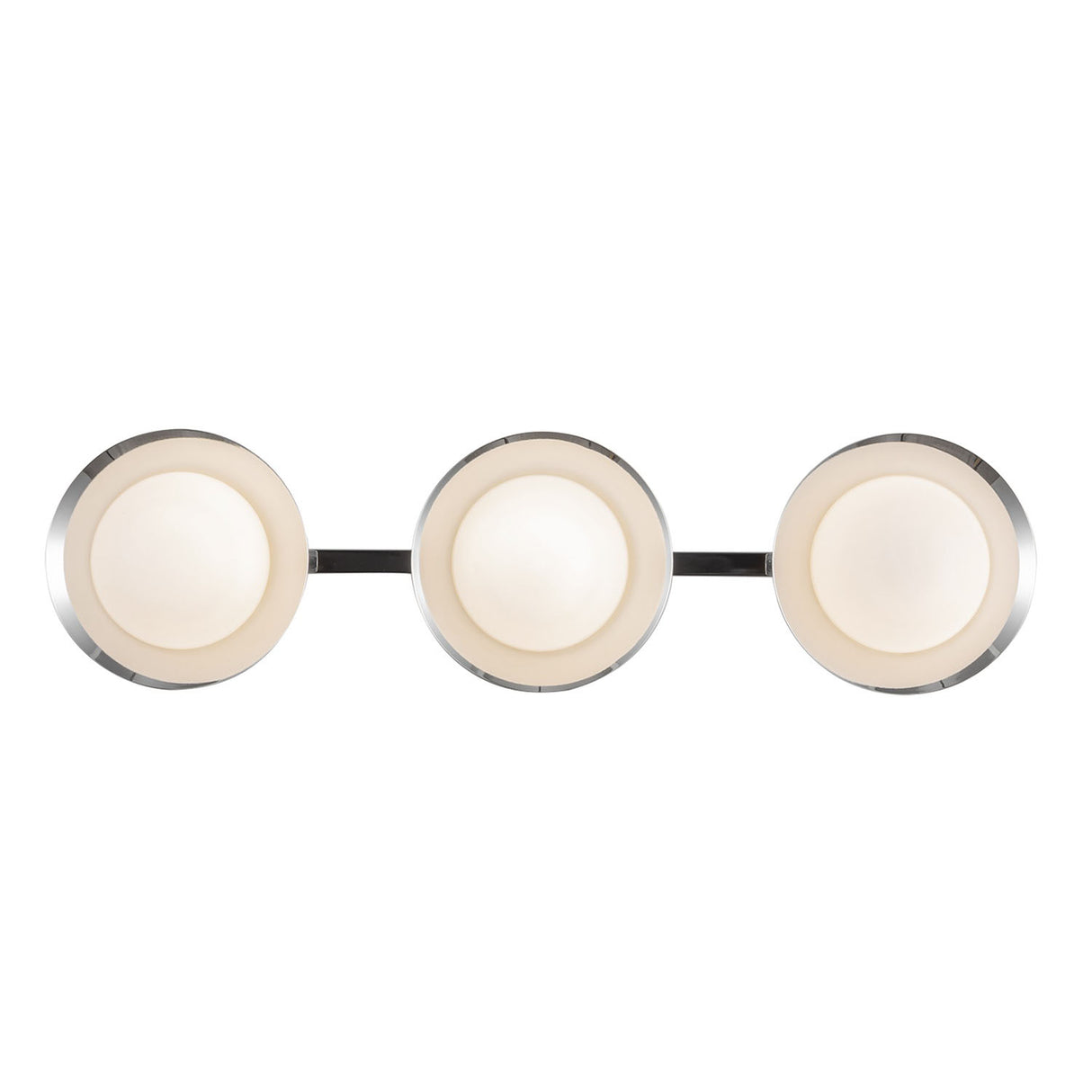 Elon 3 Light LED Vanity 24", Chrome and Opal Glass