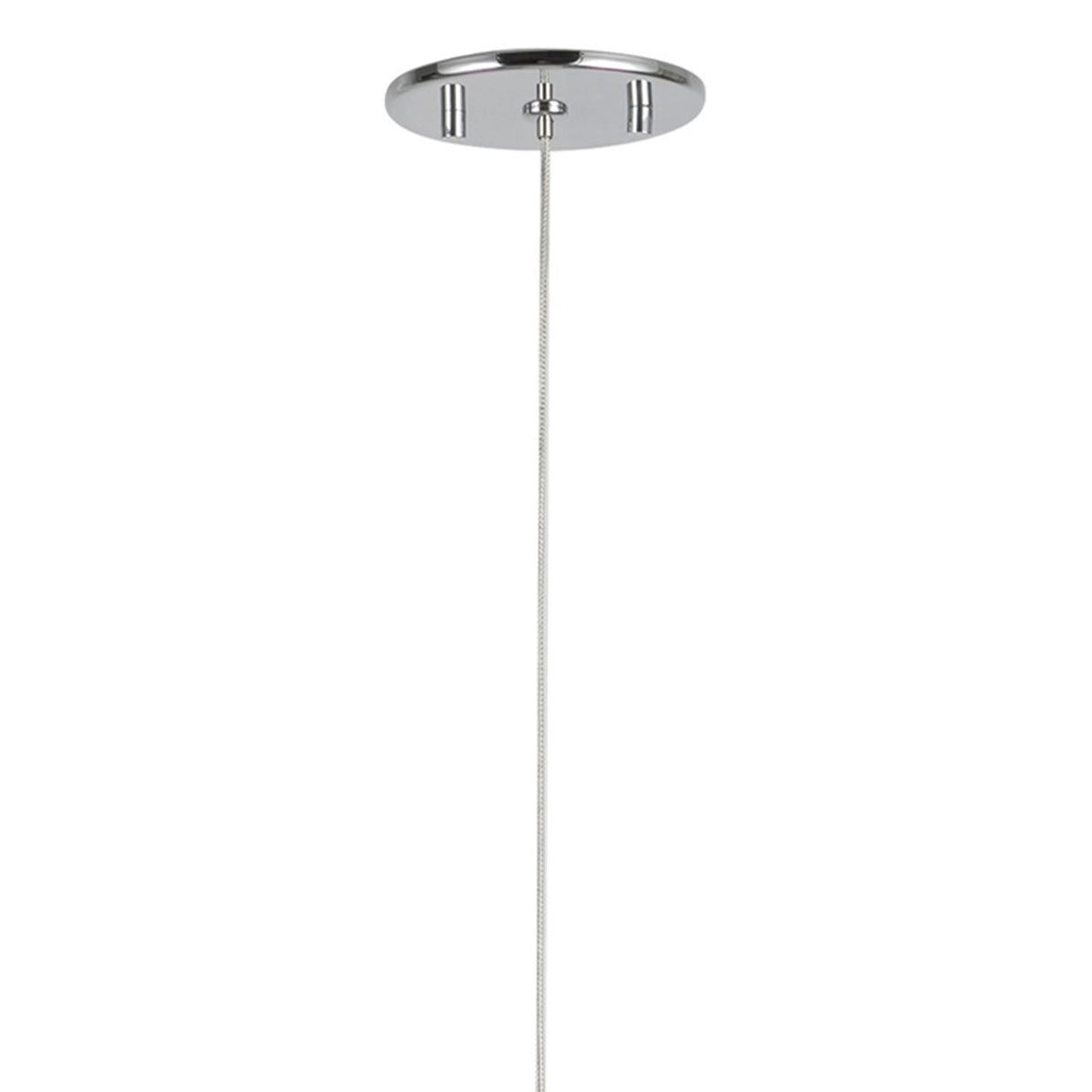 Soren LED Pendant 5", Chrome and Clear Glass