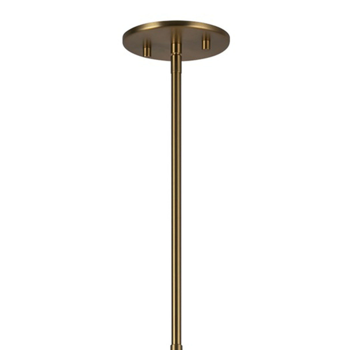 Soren 7 Light LED Chandelier 16", Brushed Brass and Opal Glass
