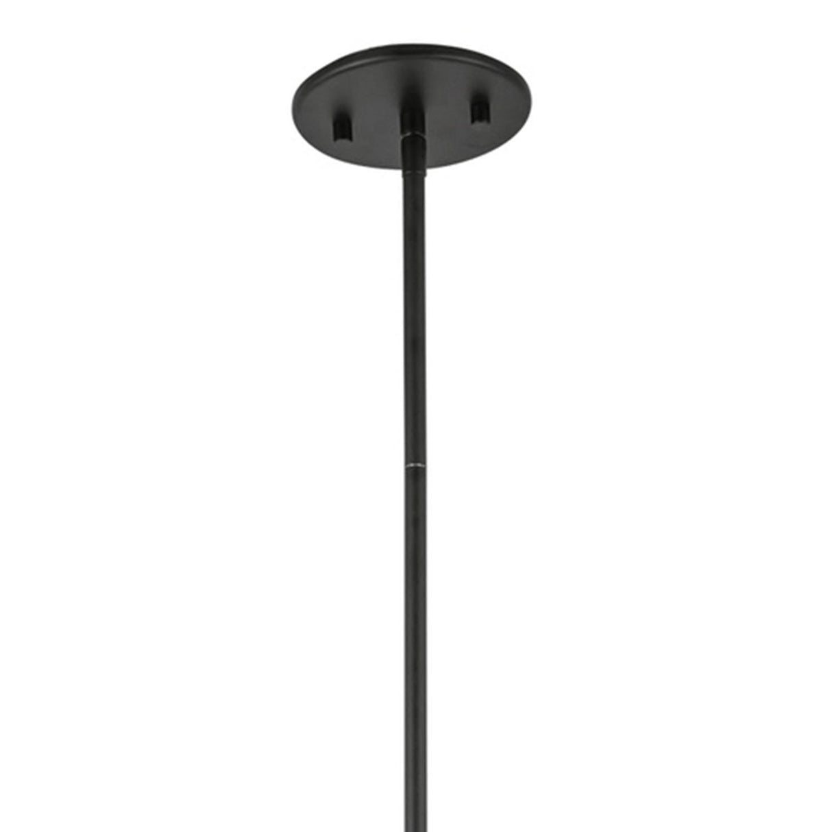 Soren 7 Light LED Chandelier 16", Matte Black and Opal Glass