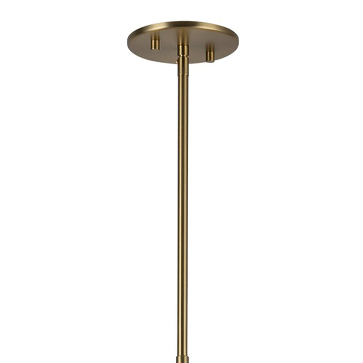 Soren 7 Light LED Chandelier 16", Brushed Brass and Clear Glass