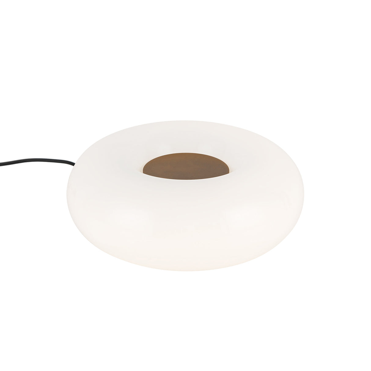 Otto LED Table Lamp 9", Aged Brass and Opal Glass