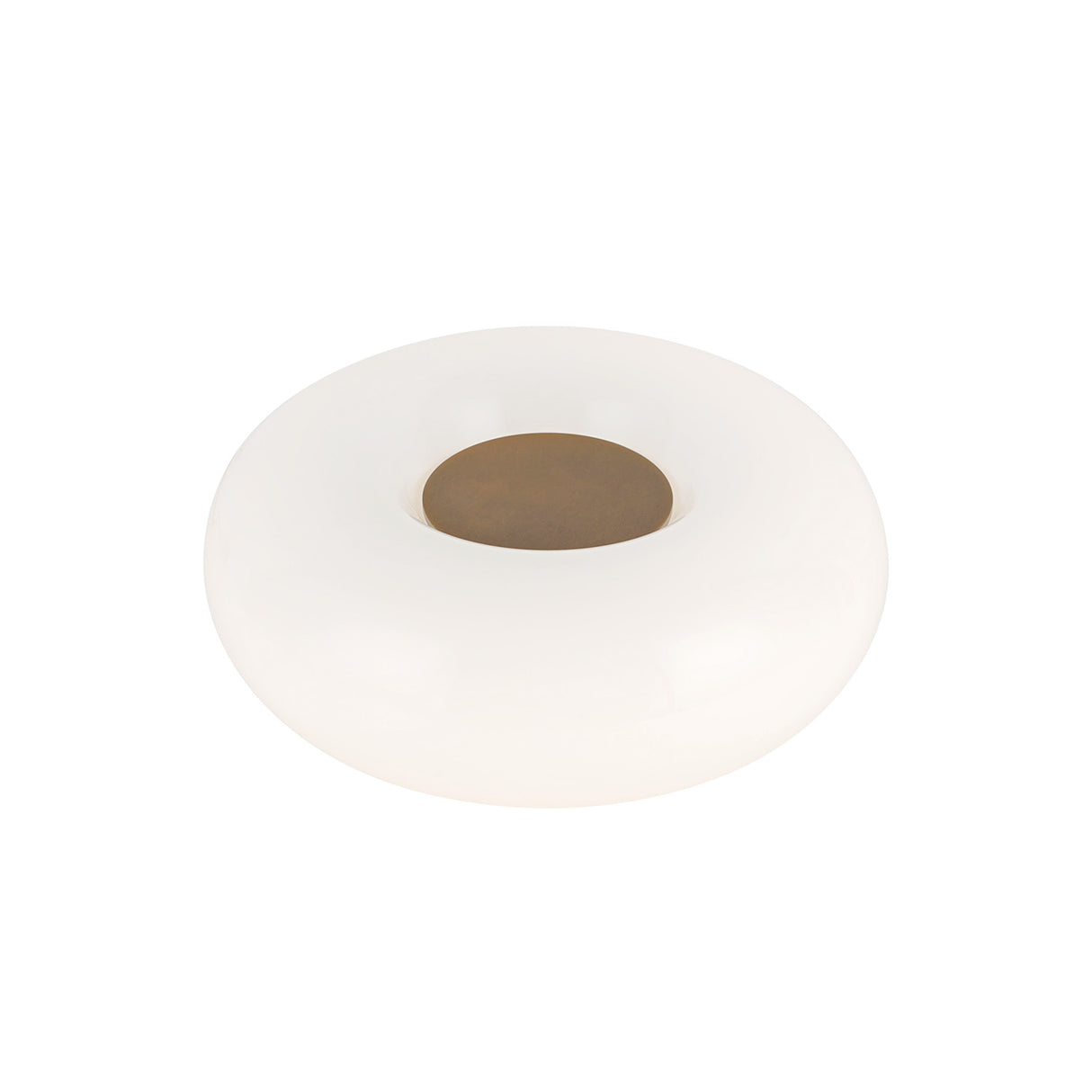 Otto LED Table Lamp 9", Aged Brass and Opal Glass