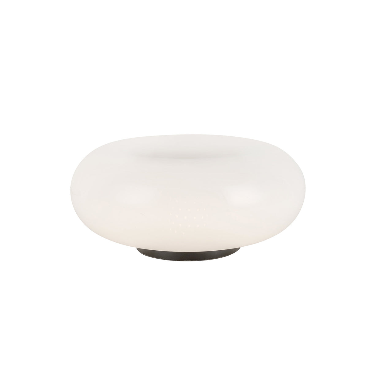 Otto LED Table Lamp 9", Matte Black and Opal Glass