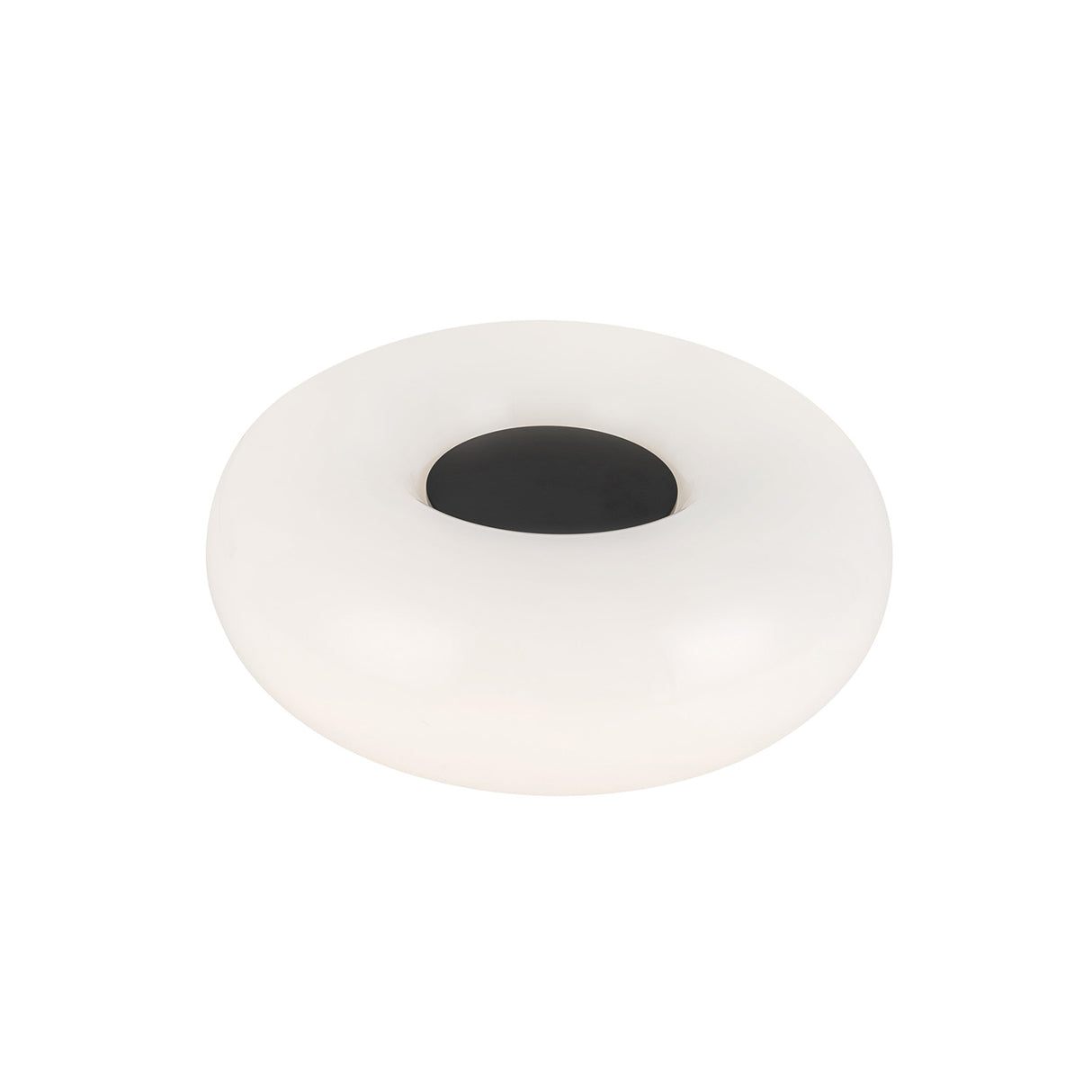 Otto LED Table Lamp 9", Matte Black and Opal Glass