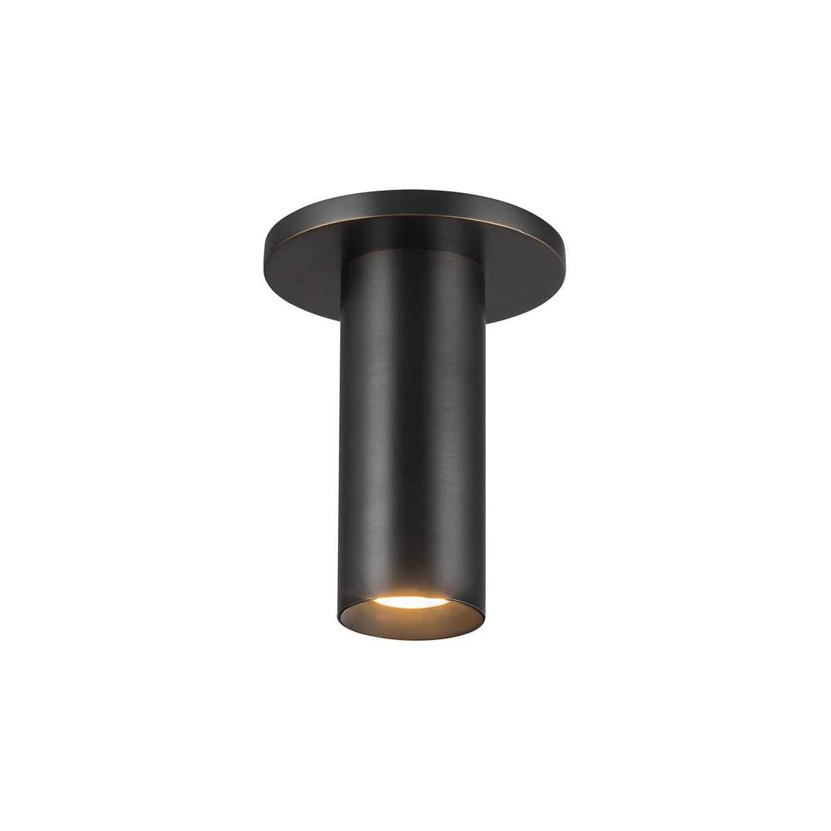 Wilber 2" Cylinder LED Flush Mount, Urban Bronze