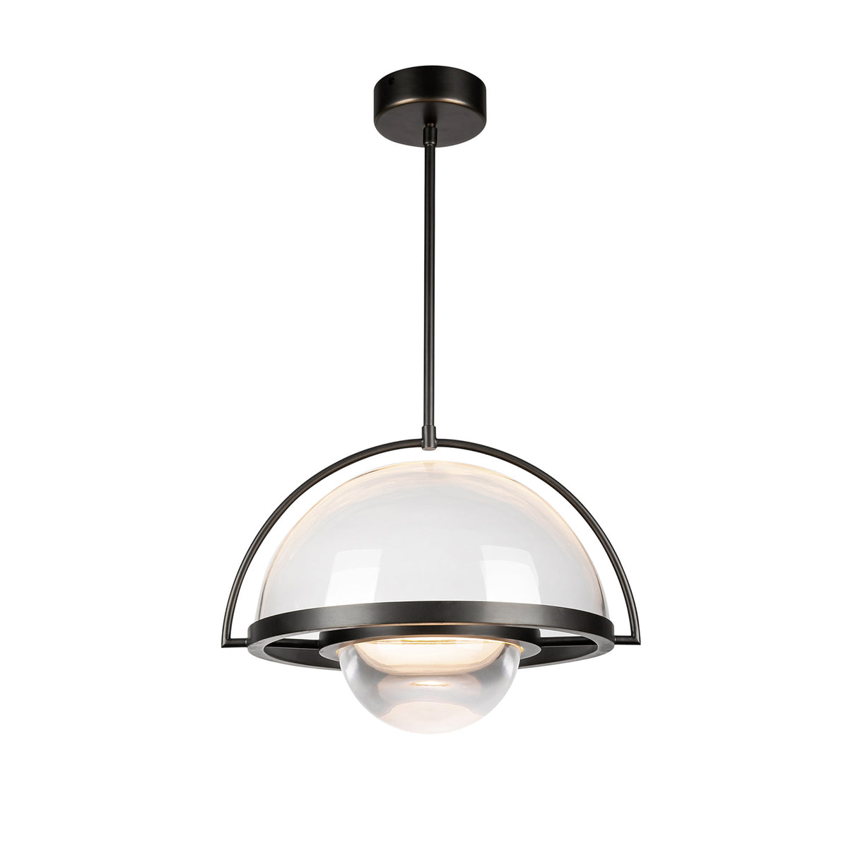 Wilton LED Pendant 16", Urban Bronze