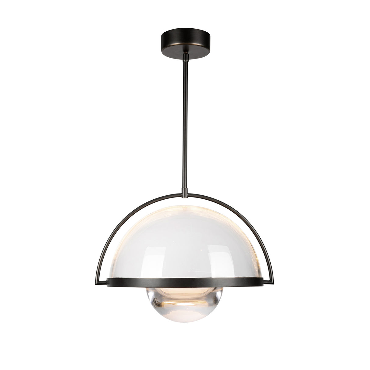 Wilton LED Pendant 16", Urban Bronze