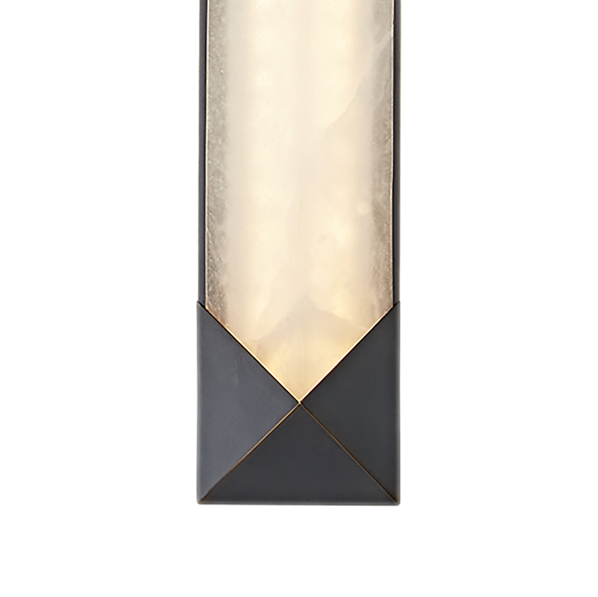 Lunaire LED Wall Sconce 25", Urban Bronze and Alabaster
