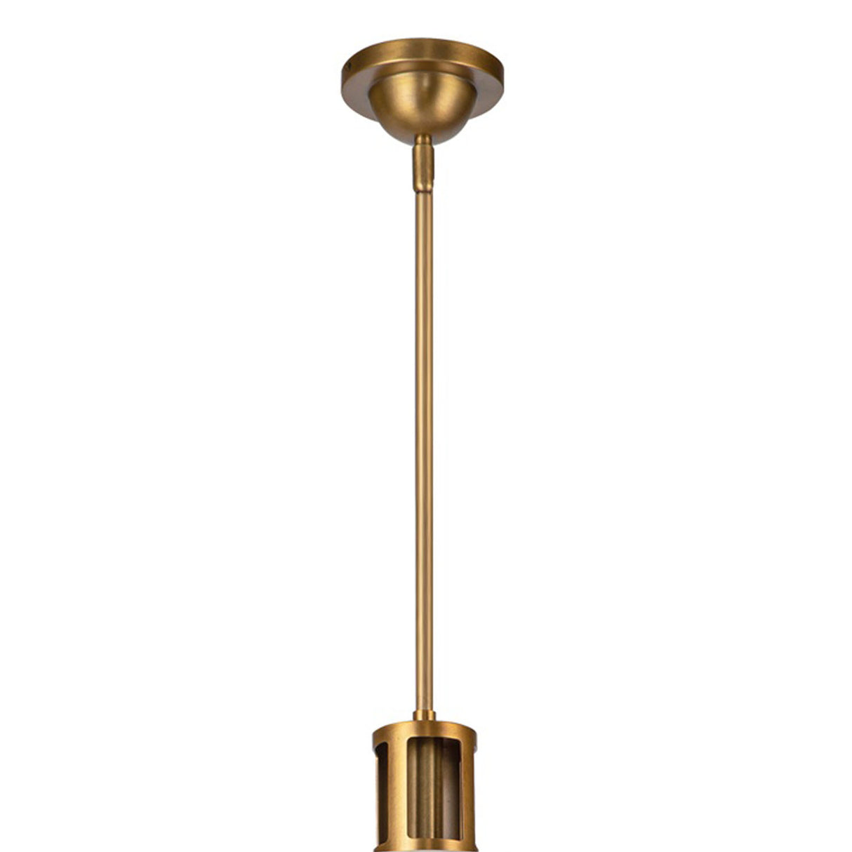 Alverna Pendant 24", Matte White with Rattan Accents