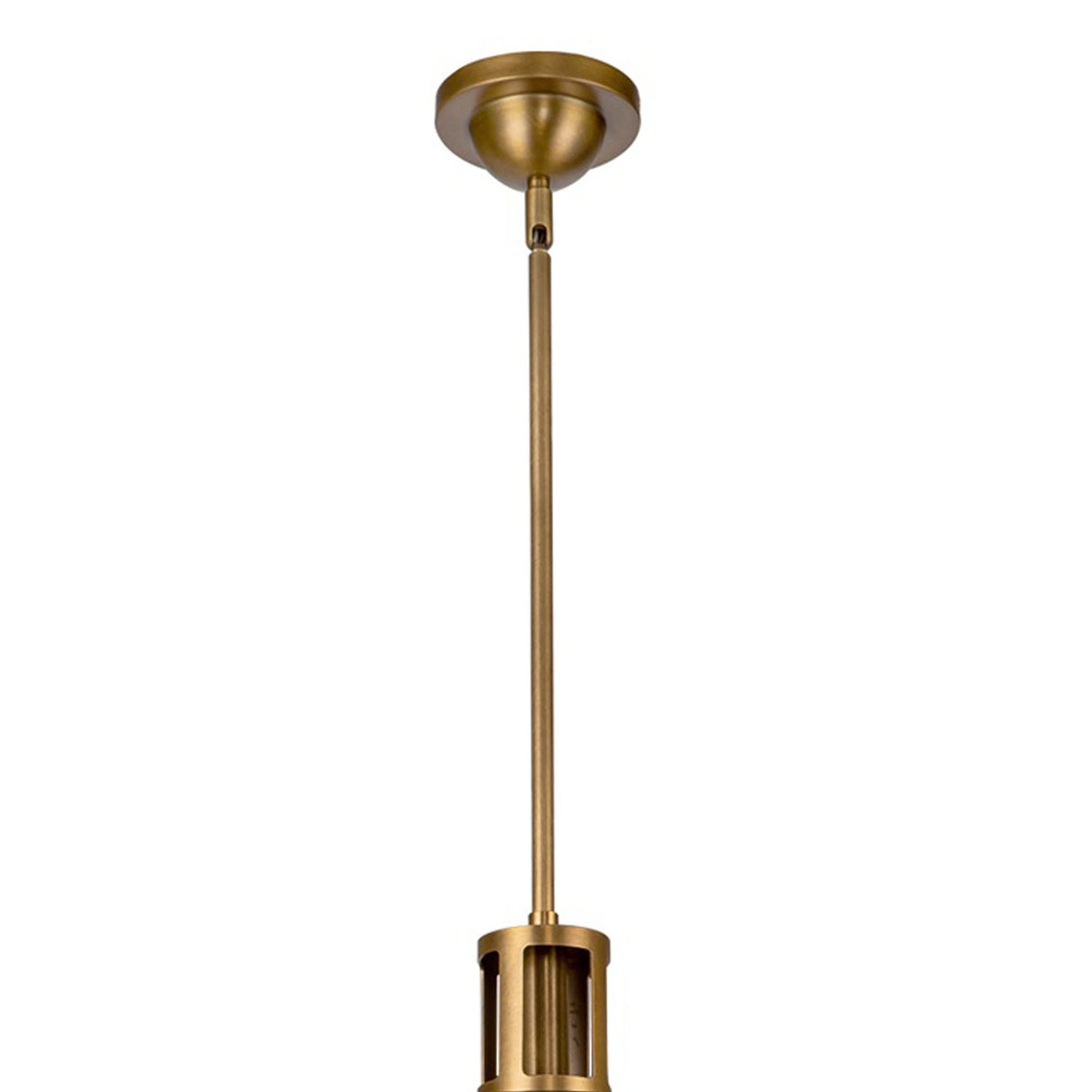 Alverna Pendant 24", Matte Black with Rattan Accents