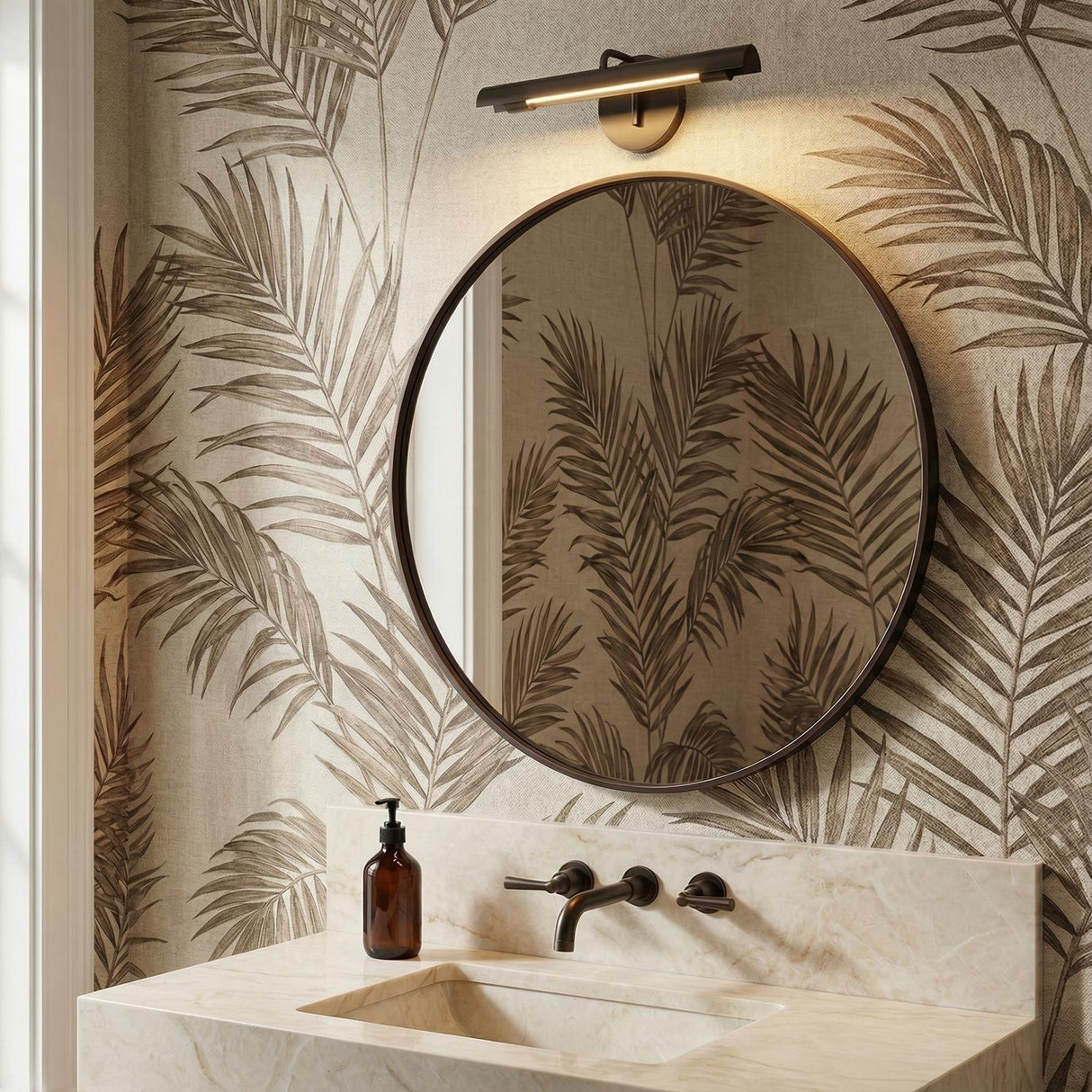 Linden LED Vanity Light 14", Urban Bronze