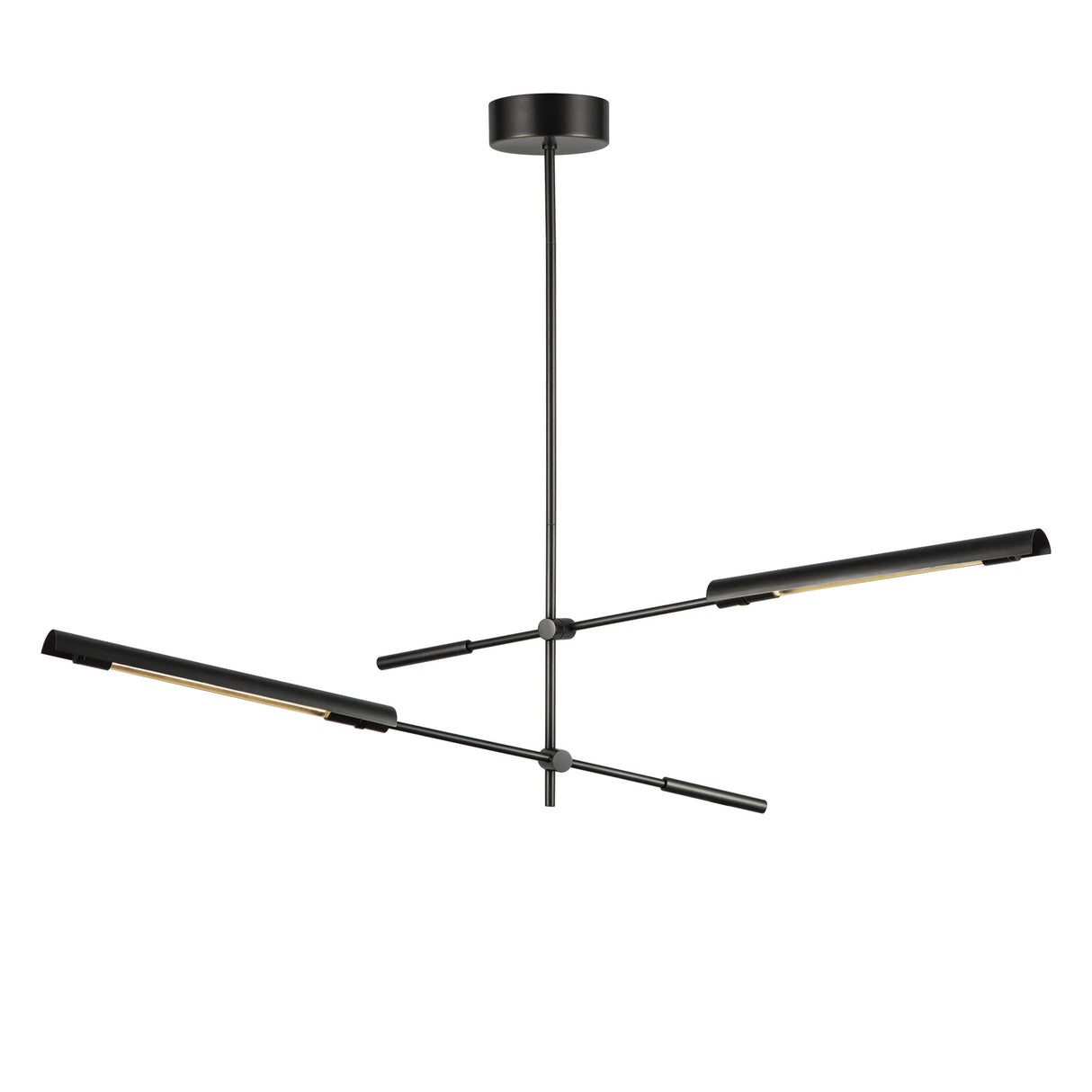 Linden 2 Light LED Pendant 41", Urban Bronze
