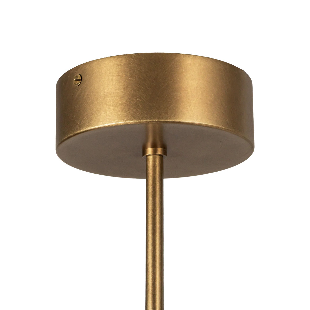 Linden 6 Light LED Chandelier 42", Aged Brass