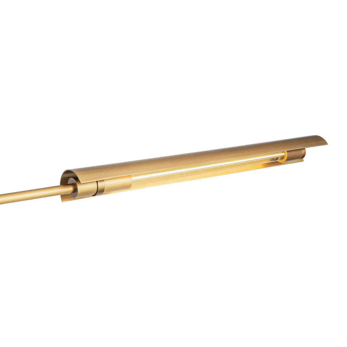 Linden LED Floor Lamp 55", Aged Brass