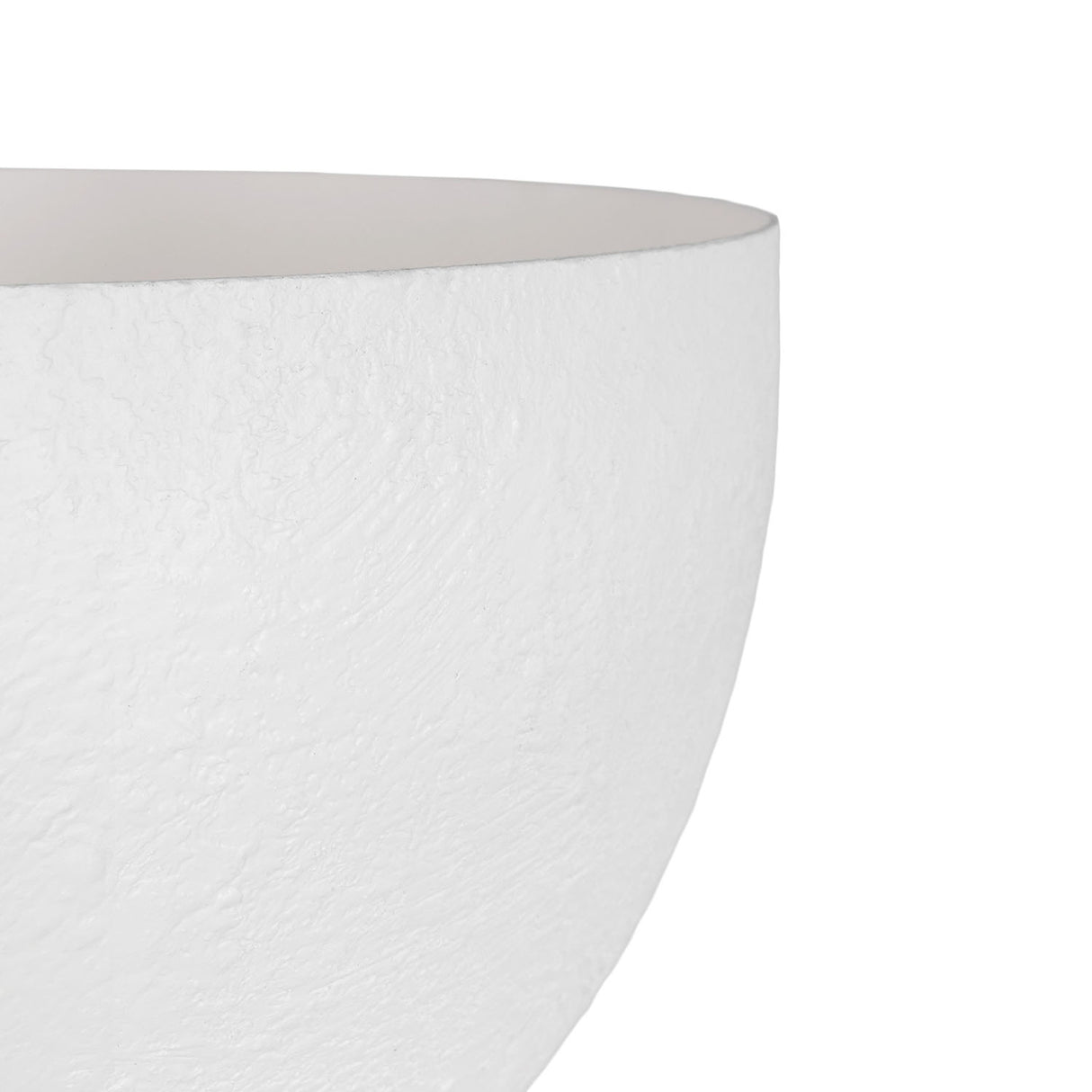 Verity Pendant 18", Textured White