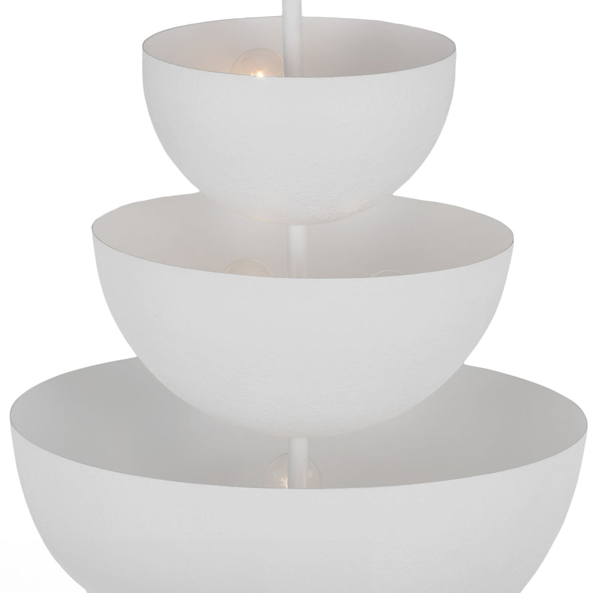 Verity Pendant 18", Textured White