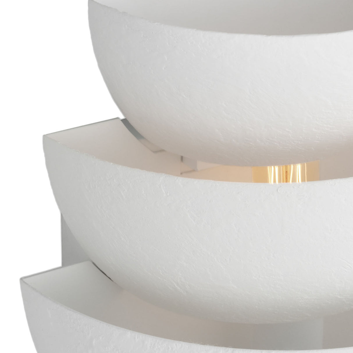 Verity Wall Sconce 8", Textured White