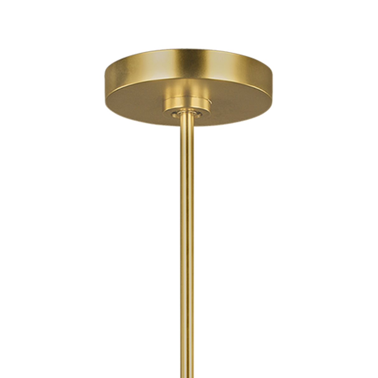 Thayer 6 Light Chandelier 24", Modern Brass